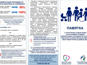 Памятка о получении компенсации